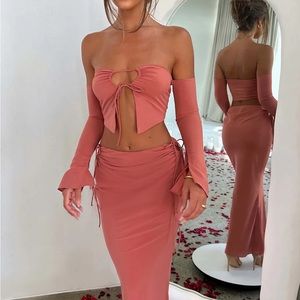 BABYBOO Rose Pink Matching Set (NEW w tags)